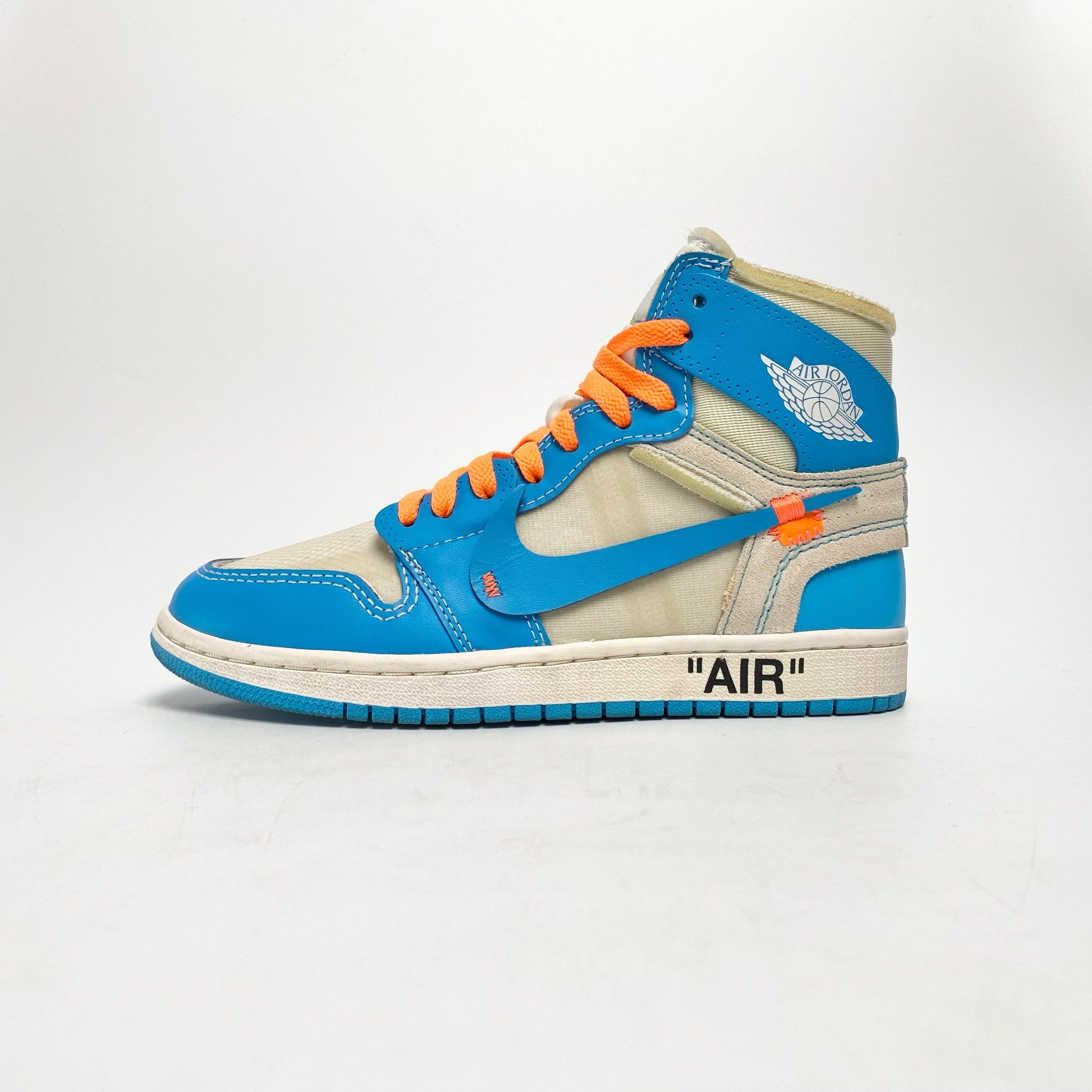 NIKE AIR JORDAN 1 X OFF-WHITE UNIVERSITY BLUE AQ0818-148