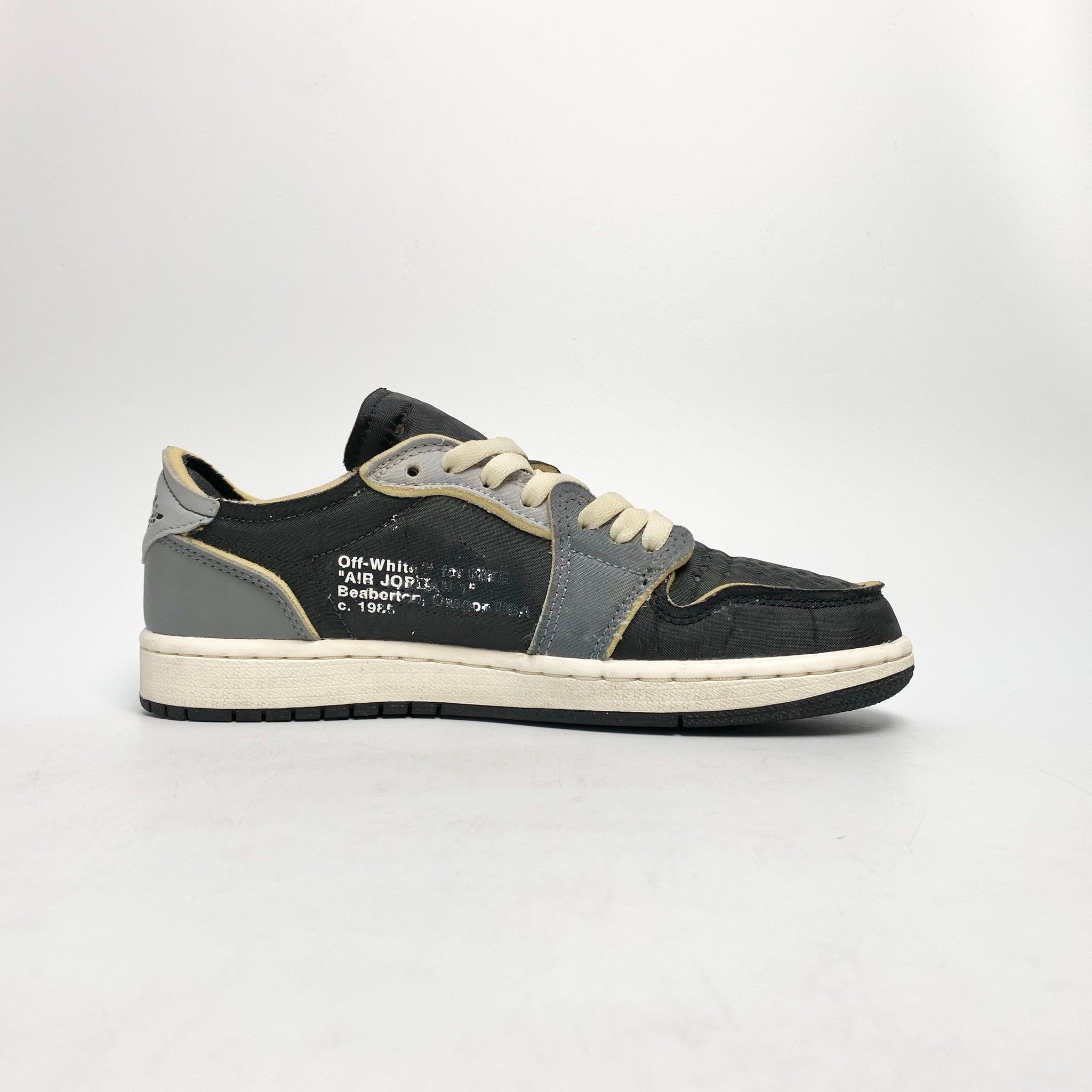 NIKE AIR JORDAN 1 LOW OG EX BLACK SMOKE GREY ( CUSTUM ) DV0982-006