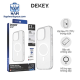Ốp trong suốt Iphone có Magsafe Dekey Magic Cover Ultra Crystal Case With Magsafe For Iphone DK-UCCM: Cứng cáp, bảo vệ thiết bị