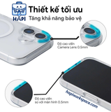 Ốp trong suốt Iphone có Magsafe Dekey Magic Cover Ultra Crystal Case With Magsafe For Iphone DK-UCCM: Cứng cáp, bảo vệ thiết bị