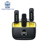 Micro mini không dây WiWU 2-in-1 Wi-WM003, Type C + Lightning, hộp sạc tiện lợi