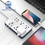 Ổ điện WiWU Power Strip PS524 20W GaN 11-in-1 Wi-S006, đa chức năng