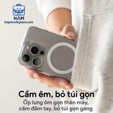 Ốp trong suốt Iphone có Magsafe Dekey Magic Cover Ultra Crystal Case With Magsafe For Iphone DK-UCCM: Cứng cáp, bảo vệ thiết bị