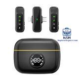 Micro mini không dây WiWU 2-in-1 Wi-WM003, Type C + Lightning, hộp sạc tiện lợi