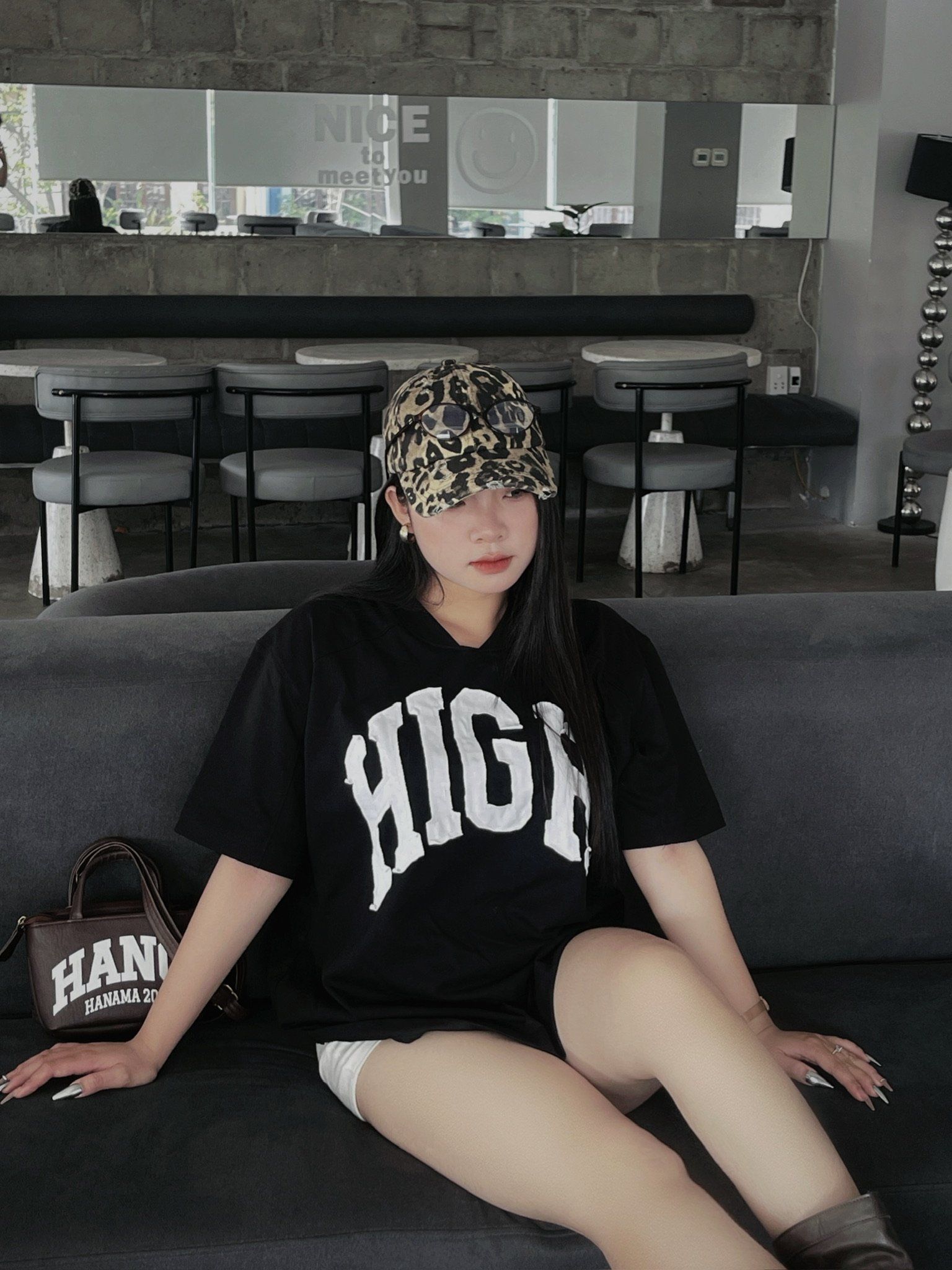 HIGHLIGHT TOLAY BLACK T-SHIRT