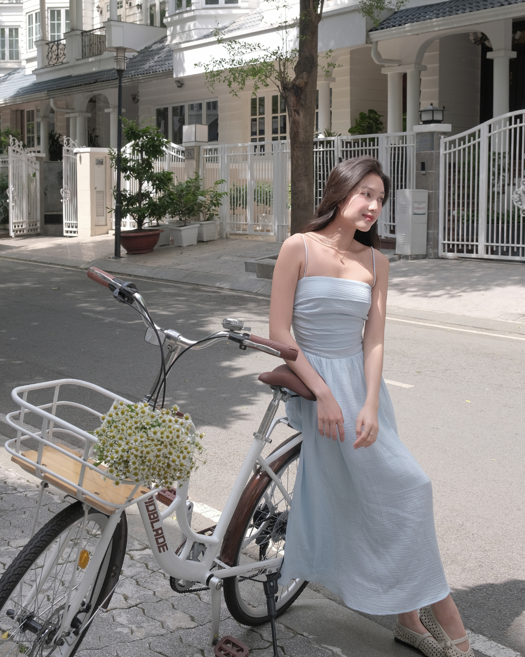 MARSHMALLOW MIDI DRESS