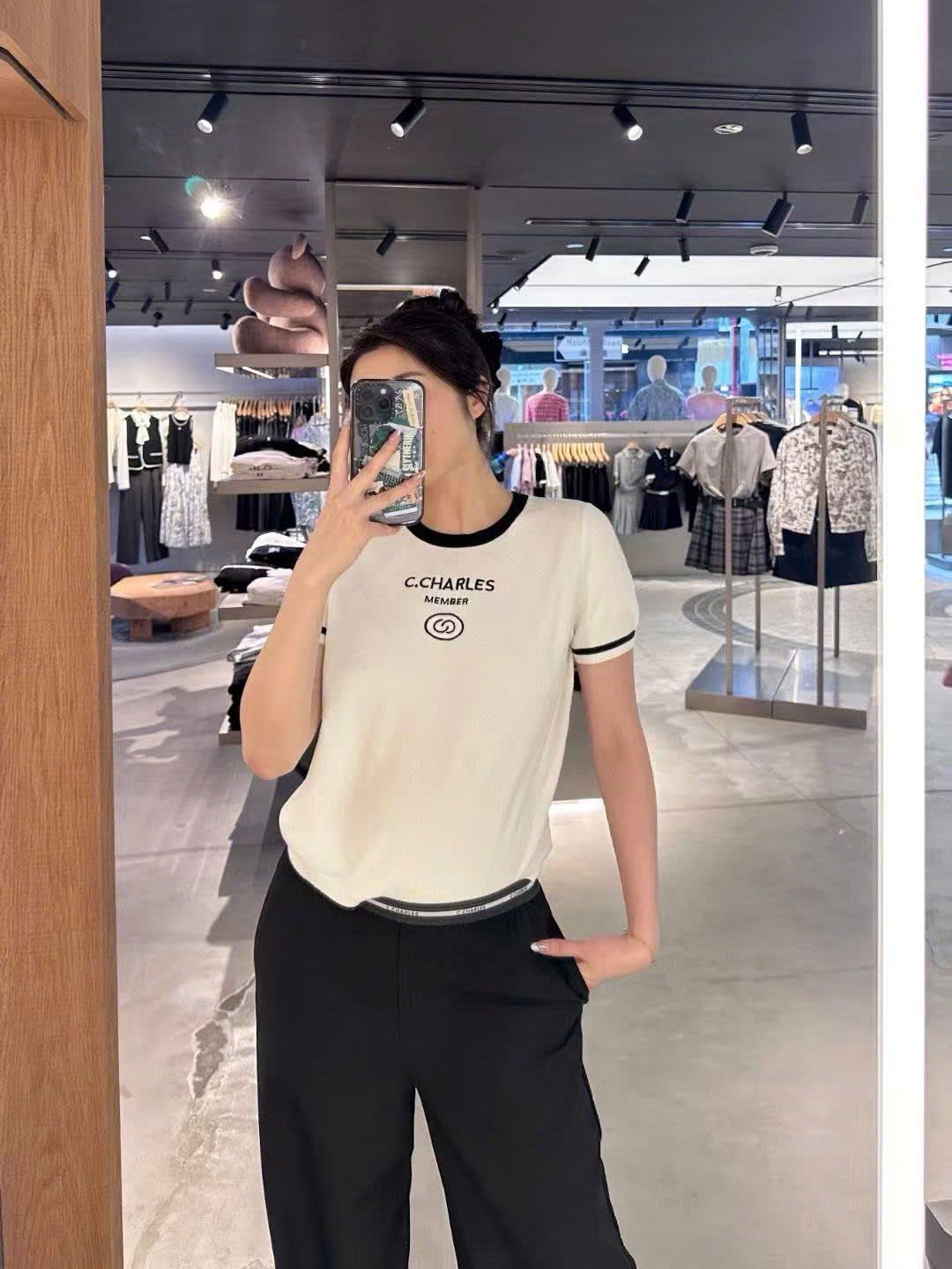 QUẦN ĐEN CẠP CHUN VIỀN TRẮNG