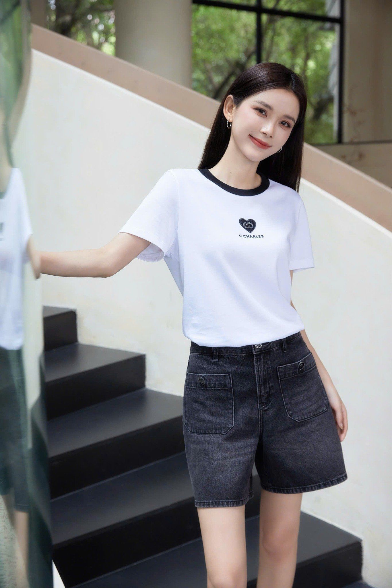 Sooc đen mài - 3 cúc 2 túi