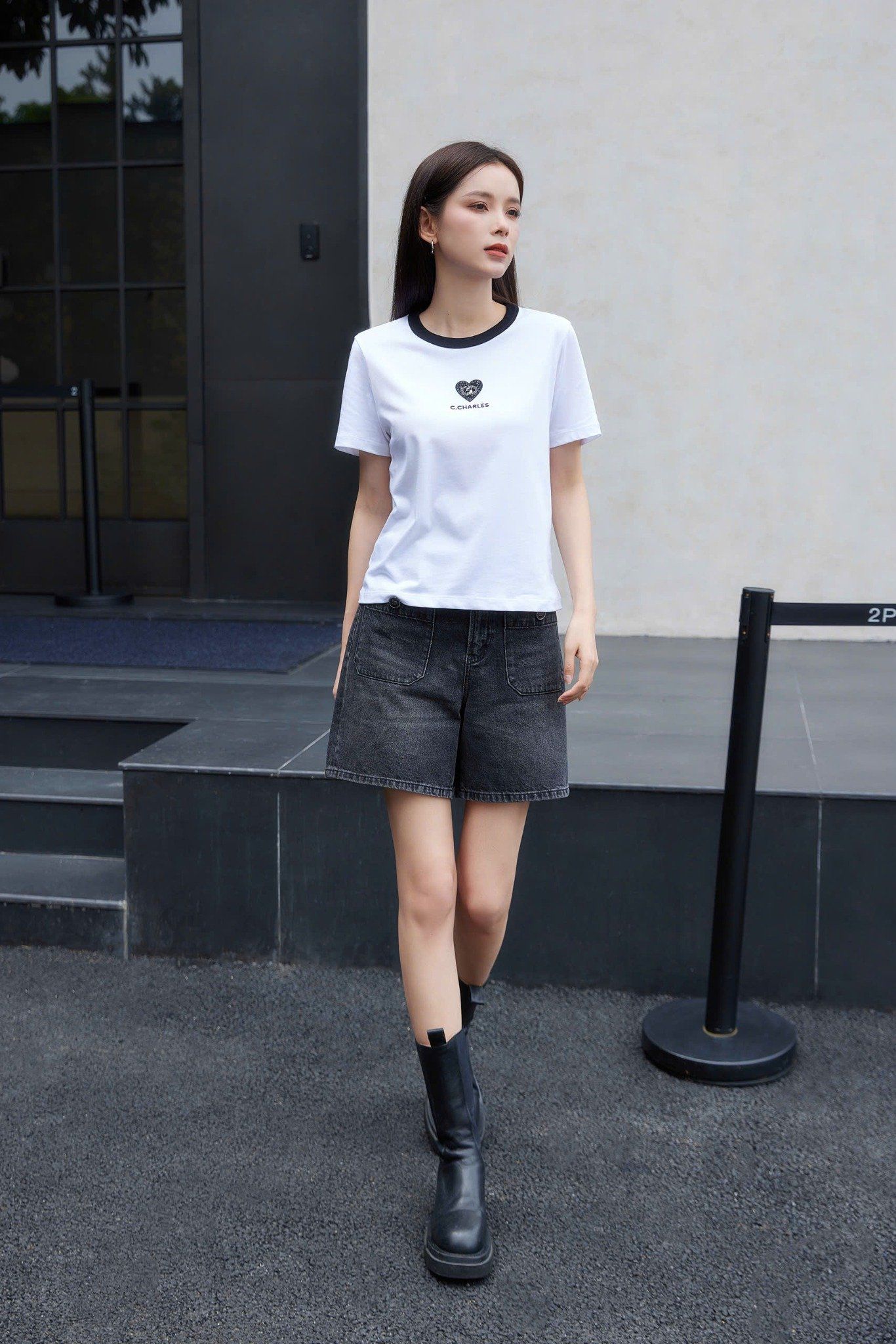 Sooc đen mài - 3 cúc 2 túi