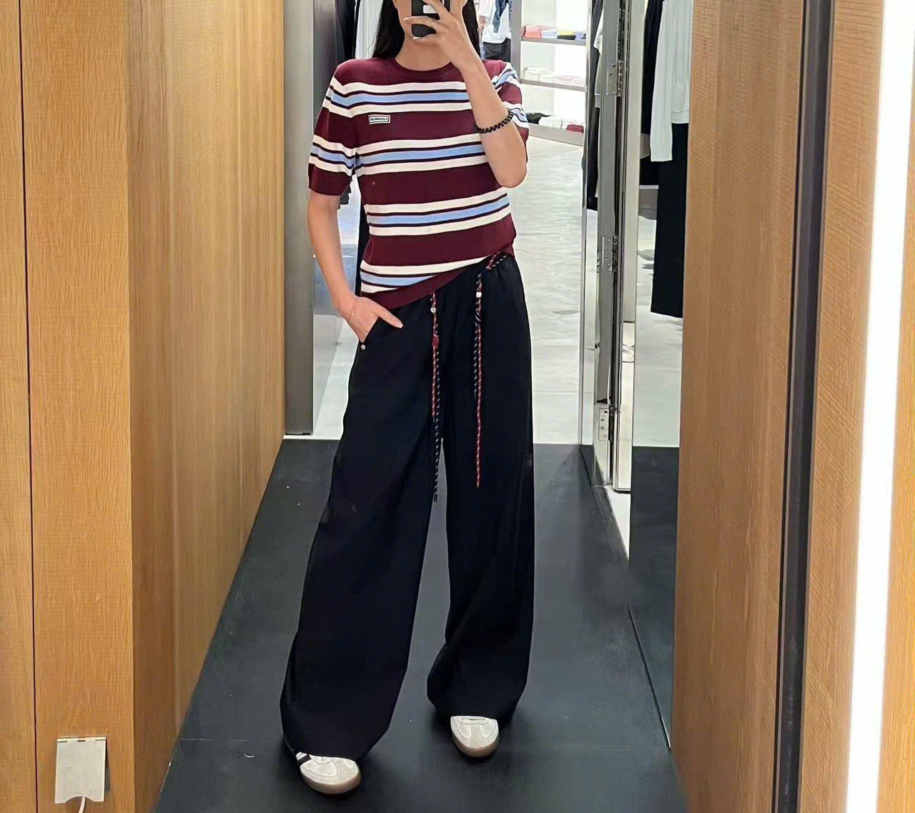 Quần Nỉ dây rút đỏ