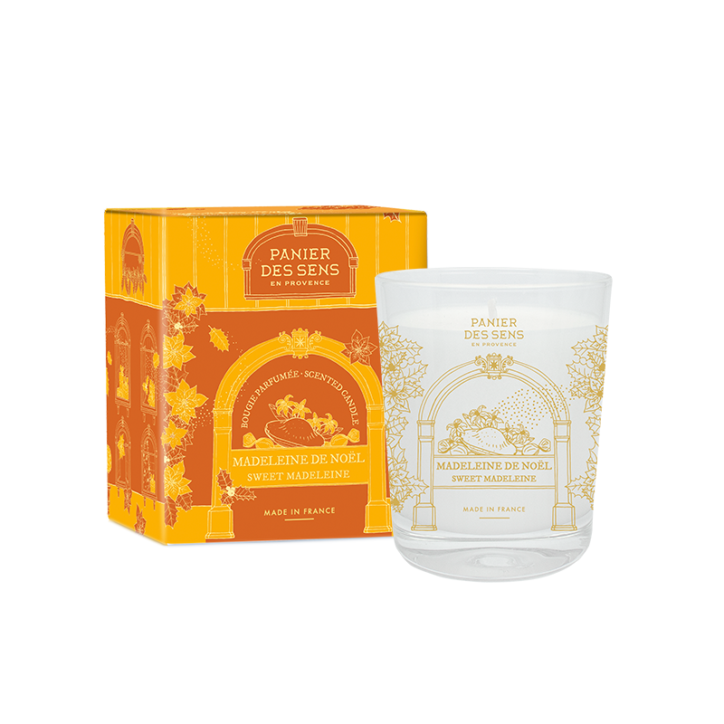 Nến Thơm Panier Des Sens Hương Sweet Madeleine 180g - Phiên Bản Giáng Sinh