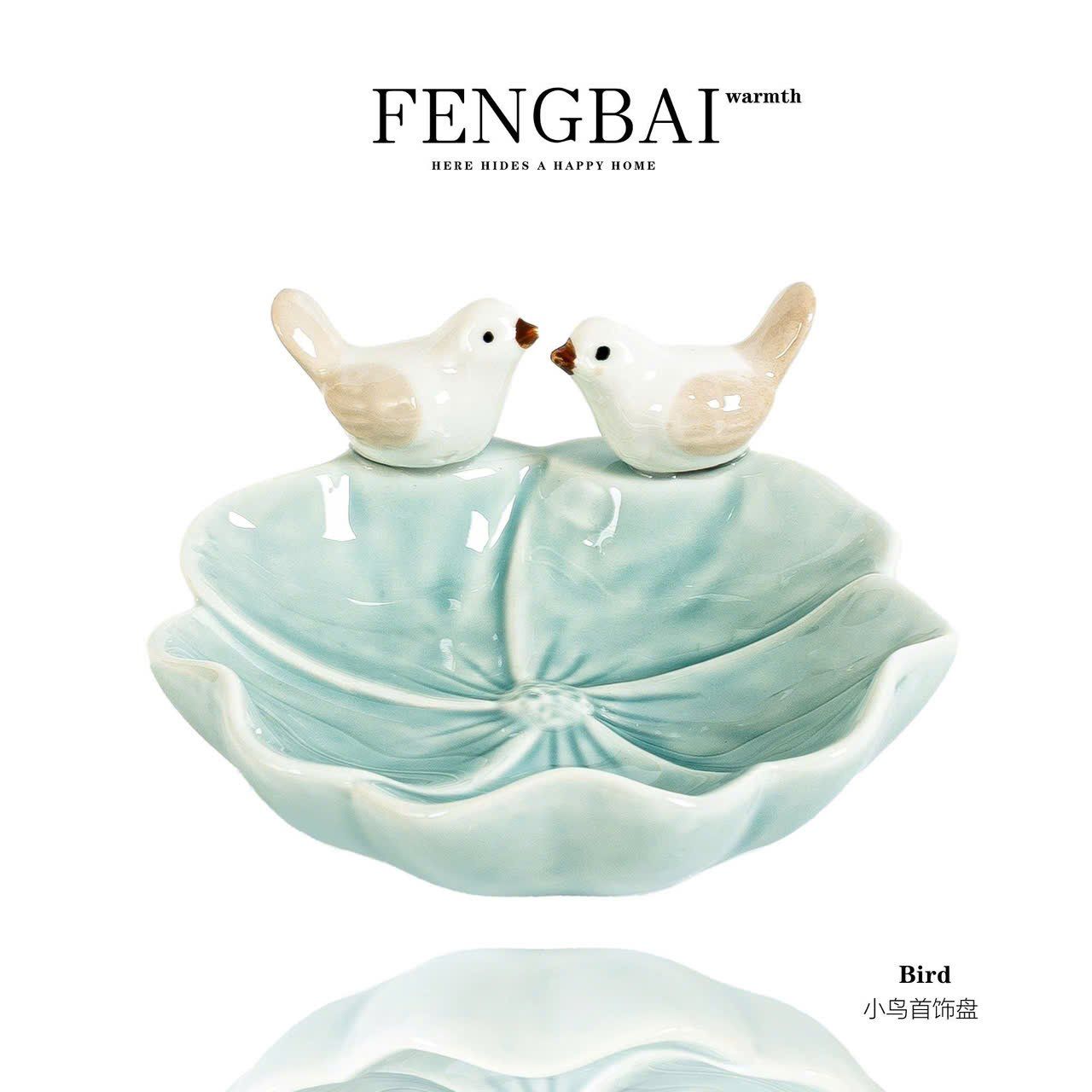 Dĩa Sứ Đôi Chin Đựng Trang Sức