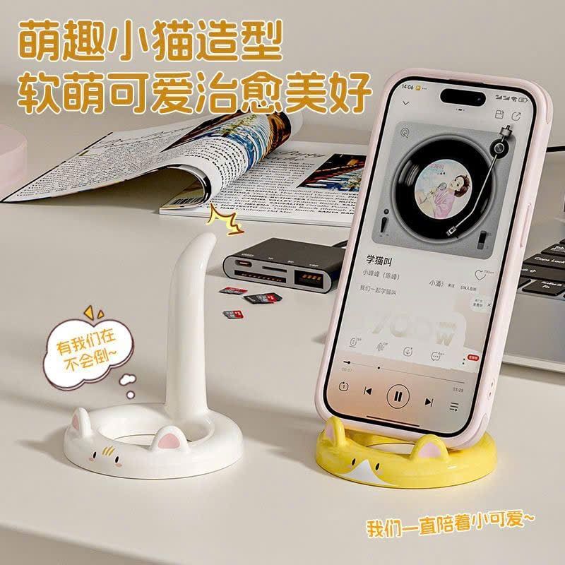 Giá Đỡ Điện Thoại Mèo Cute