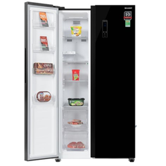 Tủ lạnh Sharp SJ-SBX440VG-BK Side By Side màu đen