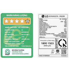 Tủ lạnh LG GN-D372PSA Inverter 374 lít