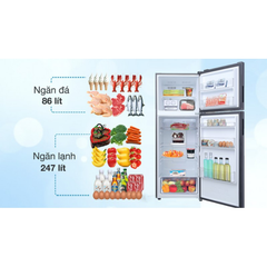 Tủ lạnh ngăn đông trên Aqua AQR-T352FA(FB) 342 lít