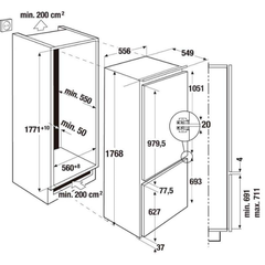 Tủ lạnh Kuppersbusch FKG 8500.1i 123570003