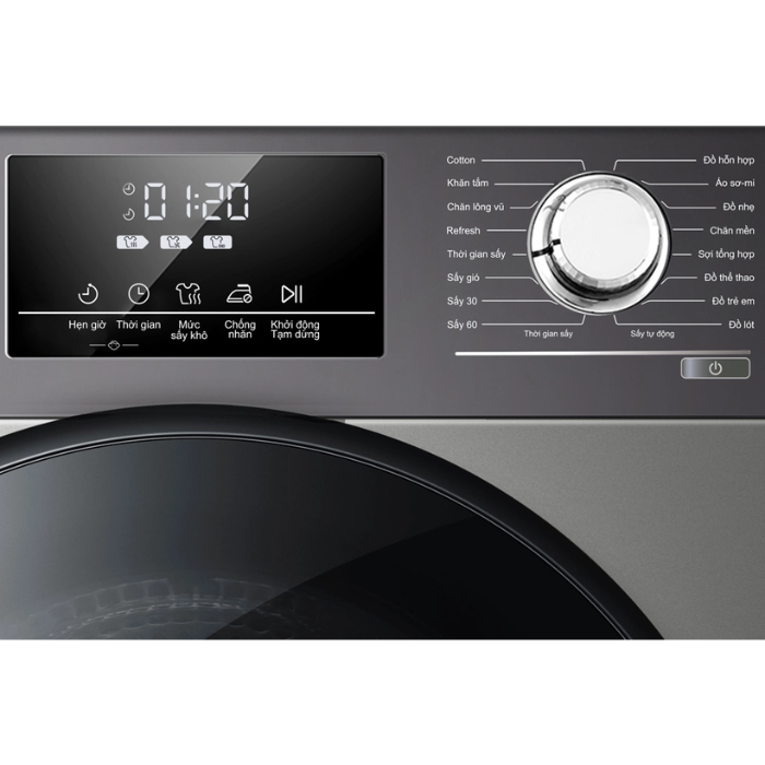 Máy sấy bơm nhiệt AQUA 9 Kg AQH-H900G PS