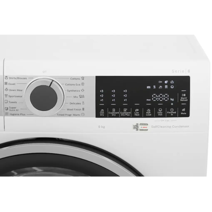 Máy sấy bơm nhiệt Bosch 9 kg WQG24570SG Series 6
