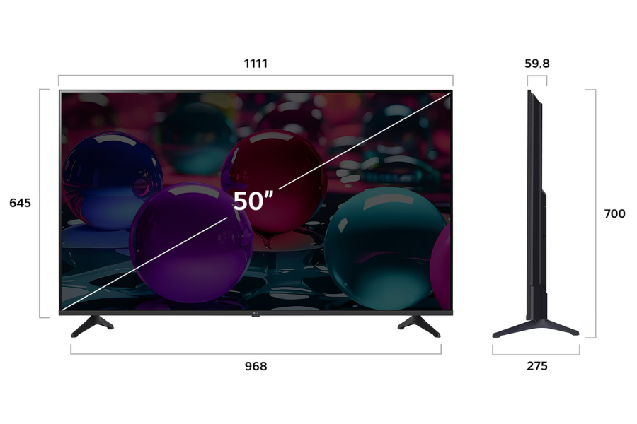 Tivi LG 50UA7350PSB AI 2025 UHD AI UA73 50 inch