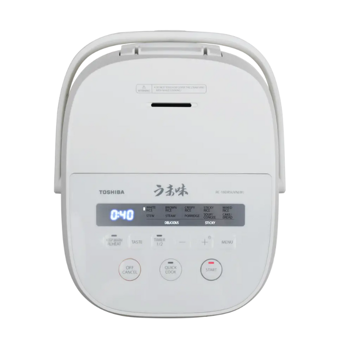 Nồi cơm điện Toshiba RC-18DR5UVN(W) máu trắng