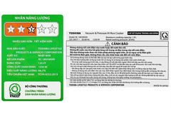 Nồi cơm điện Toshiba RC-18VXWVN(W) áp suất chân không màu trắng