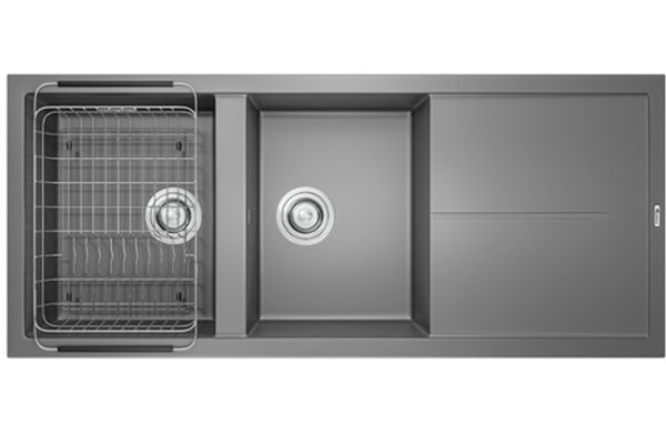 Chậu rửa bát Konox Granite Livello Smart 1160 Grey