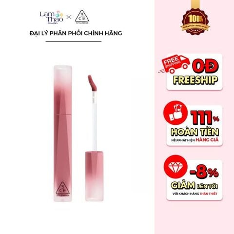 Son Kem lì 3CE Velvet Lip Tint Plush