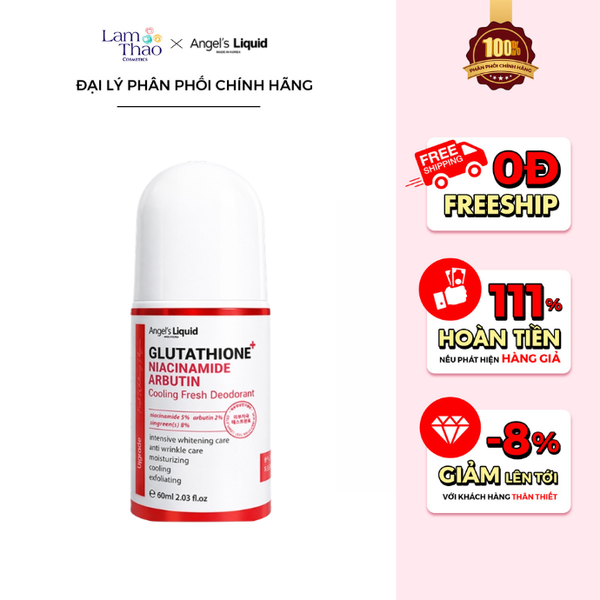 glutathione ln nch Kh Mi M Thm, Dng Trng Vng Da Di Cnh Tay Angel's Liquid  TH GII SKINFOOD Ln nch Glutathione 7Day Angel's