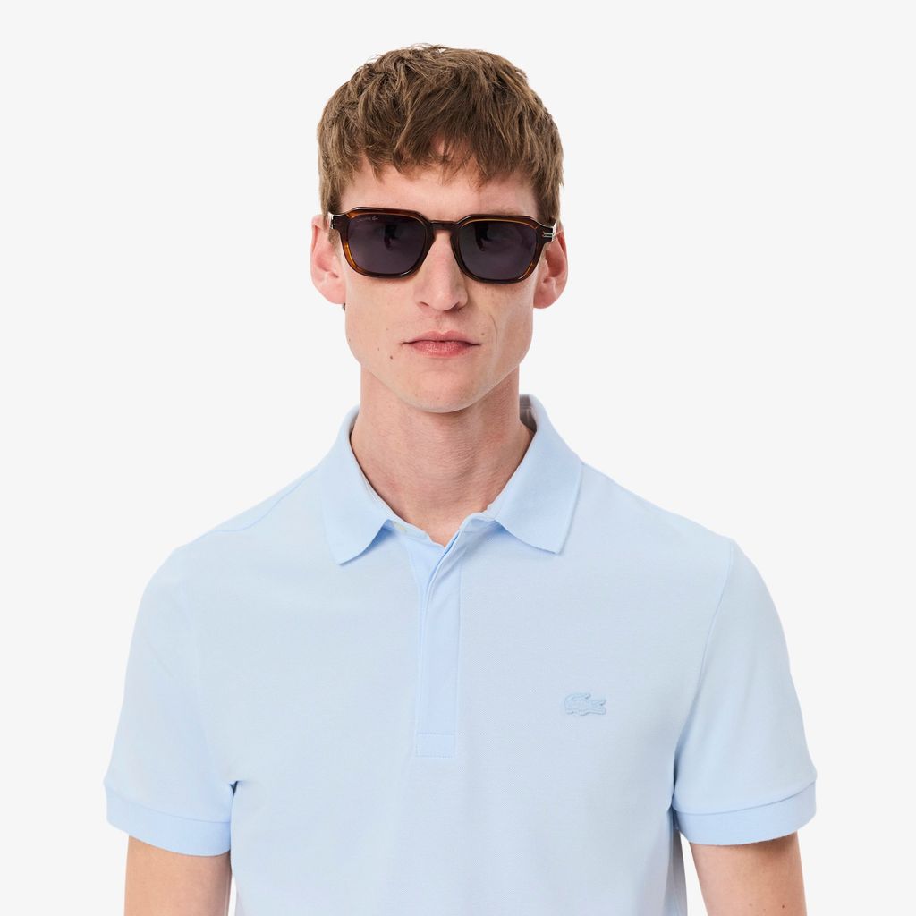 Áo Polo Lacoste Nam Paris Dáng Suông Piqué Co Dãn