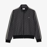 Áo Nỉ Lacoste Nam Paris Có Khóa Kéo Chất Liệu Jacquard