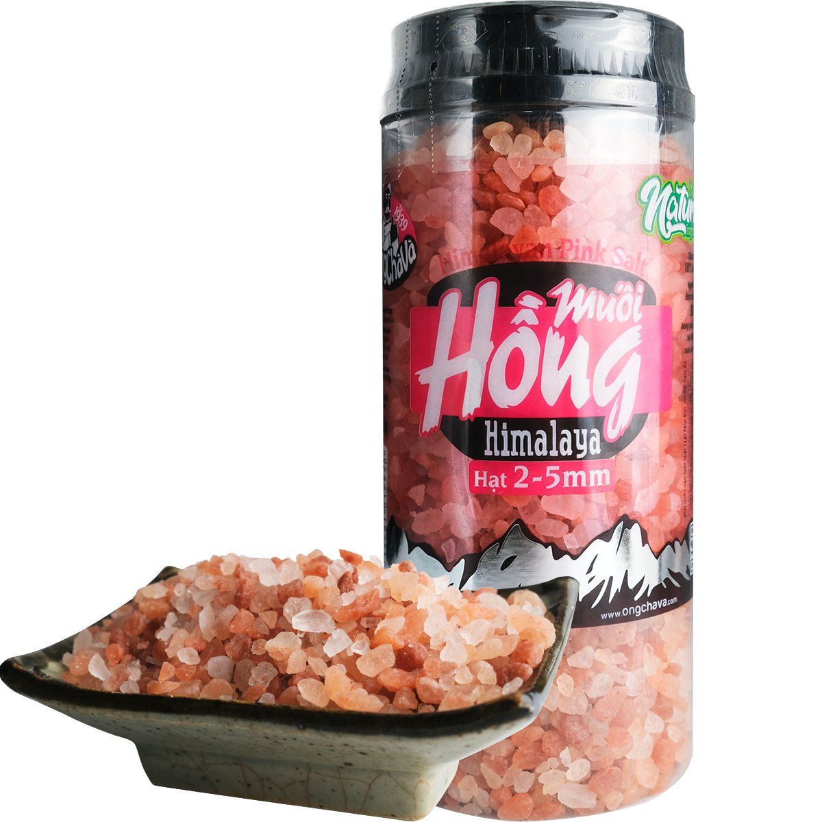 Muối hồng Himalaya 600gr (2 - 5mm)