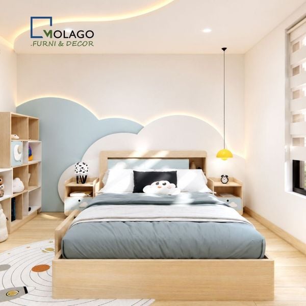 Bộ Giường Ngủ Trẻ Em Kết Hợp Tủ Kệ Gỗ Hiện Đại (MÃ SP) BST SKY | Molago Bộ Giường Ngủ Trẻ Em Kết Hợp Tủ Kệ Gỗ Hiện Đại (MÃ SP) BST SKY | Molago