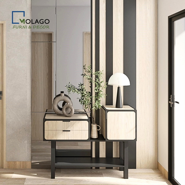 Tủ Console Trang Trí Kết Hợp Hộc Kéo BST TUBE NEW | Molago Tủ Console Trang Trí Kết Hợp Hộc Kéo BST TUBE NEW | Molago