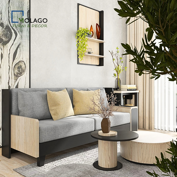 Bộ Sofa Phòng Khách Kết Hợp Bàn Trà Và Kệ Trang Trí BST TUBE NEW | Molago Bộ Sofa Phòng Khách Kết Hợp Bàn Trà Và Kệ Trang Trí BST TUBE NEW | Molago