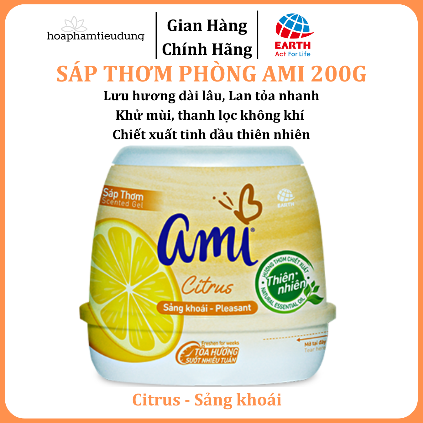 Sáp thơm phòng Ami 200g