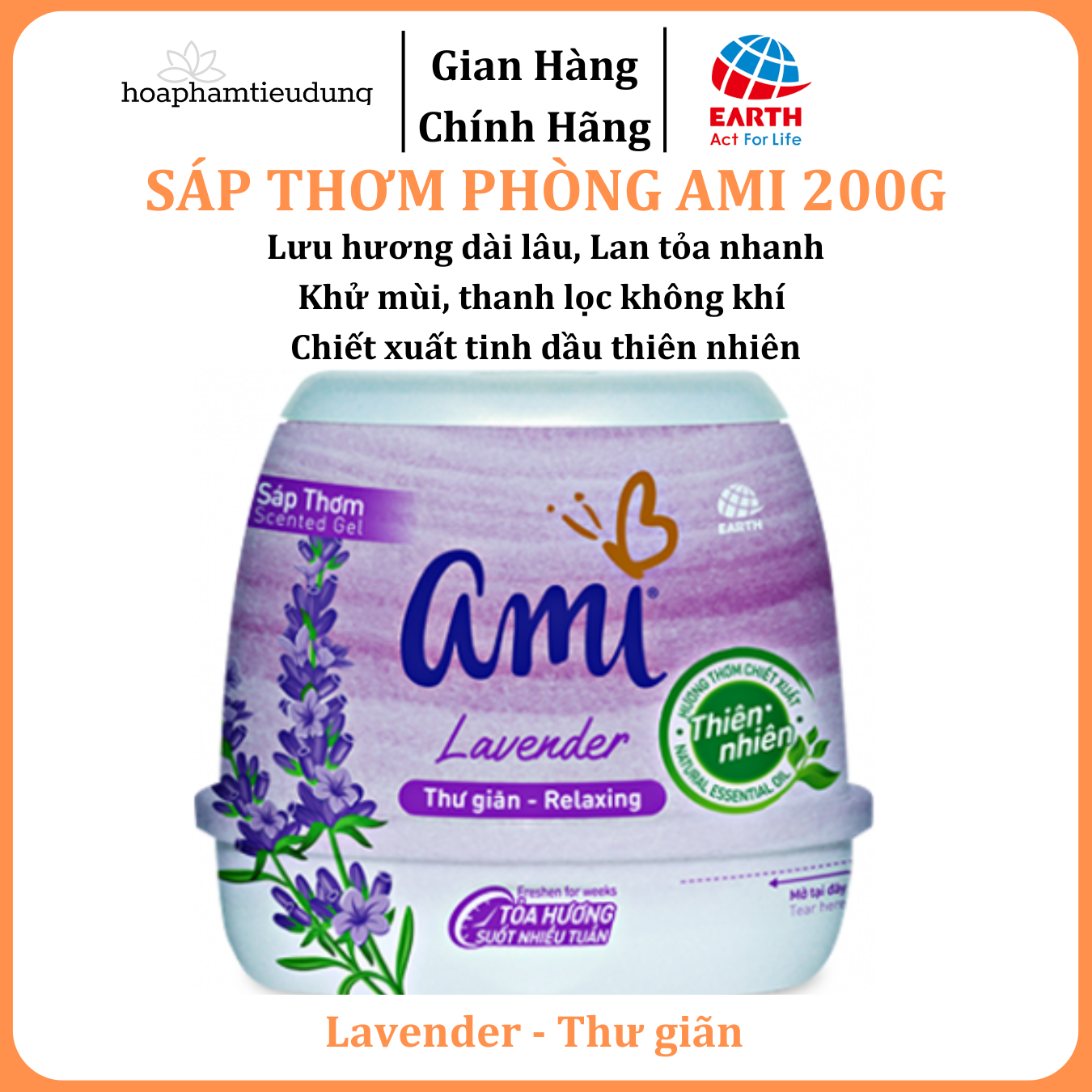 Sáp thơm phòng Ami 200g