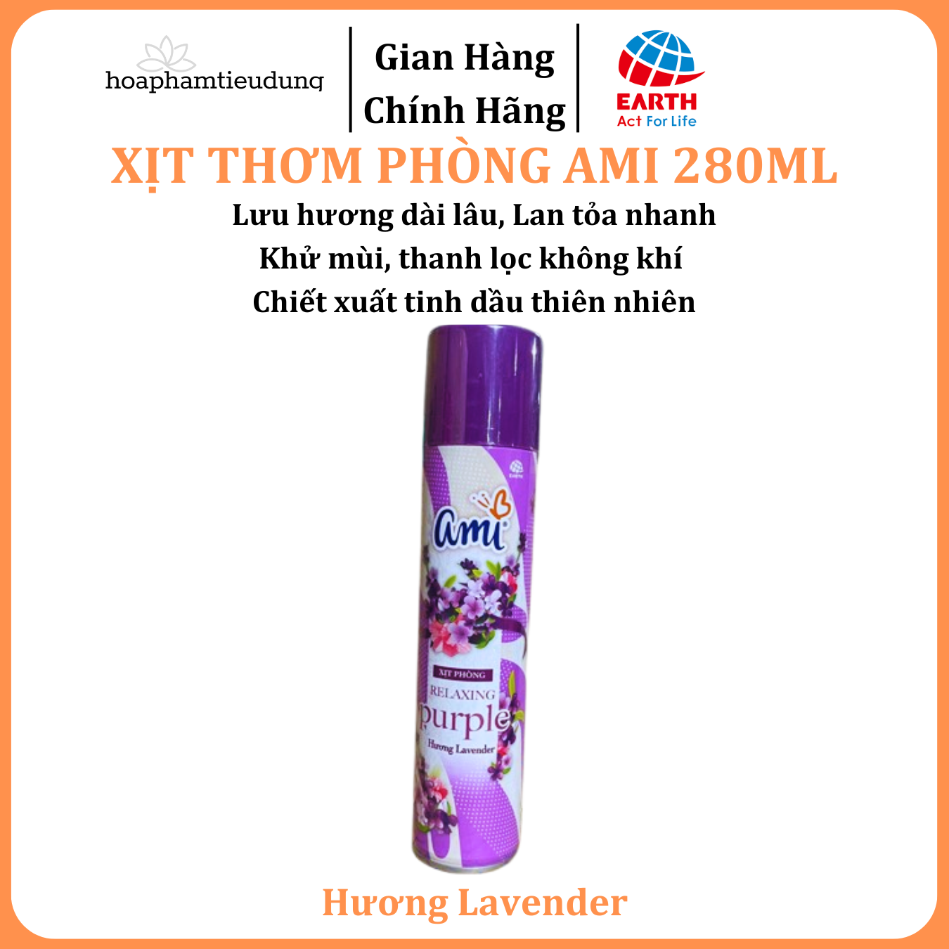 Xịt thơm phòng Ami 280g