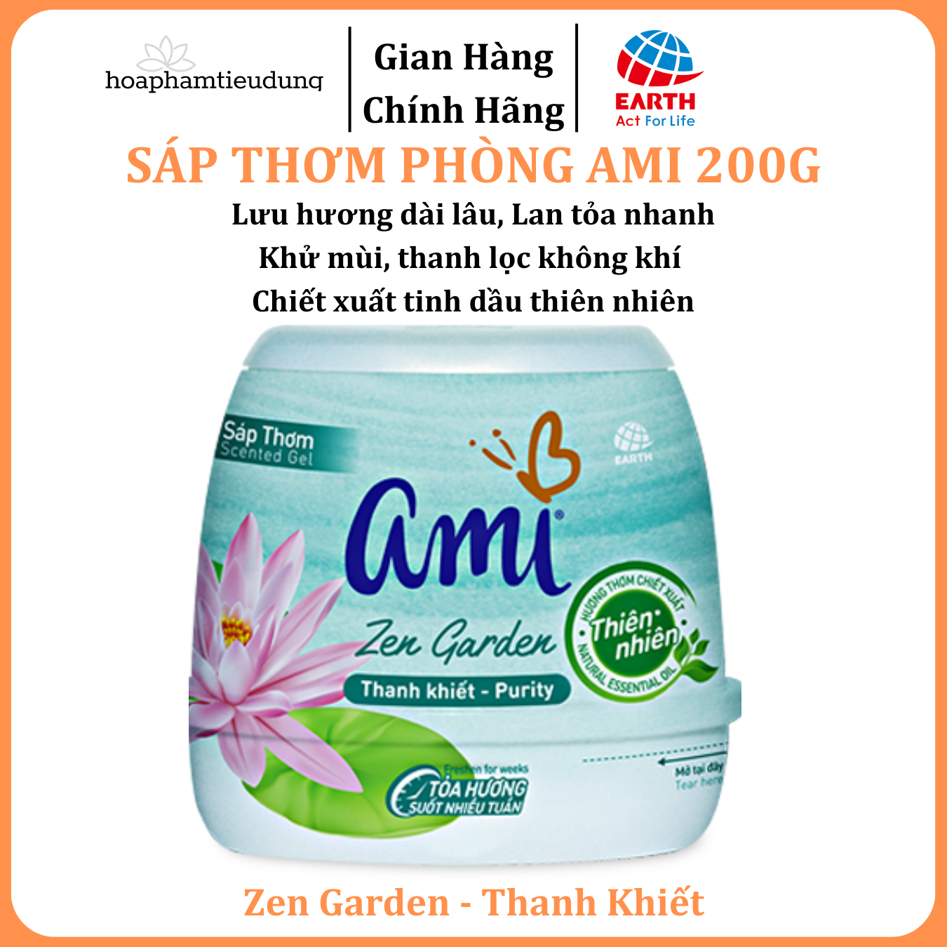 Sáp thơm phòng Ami 200g