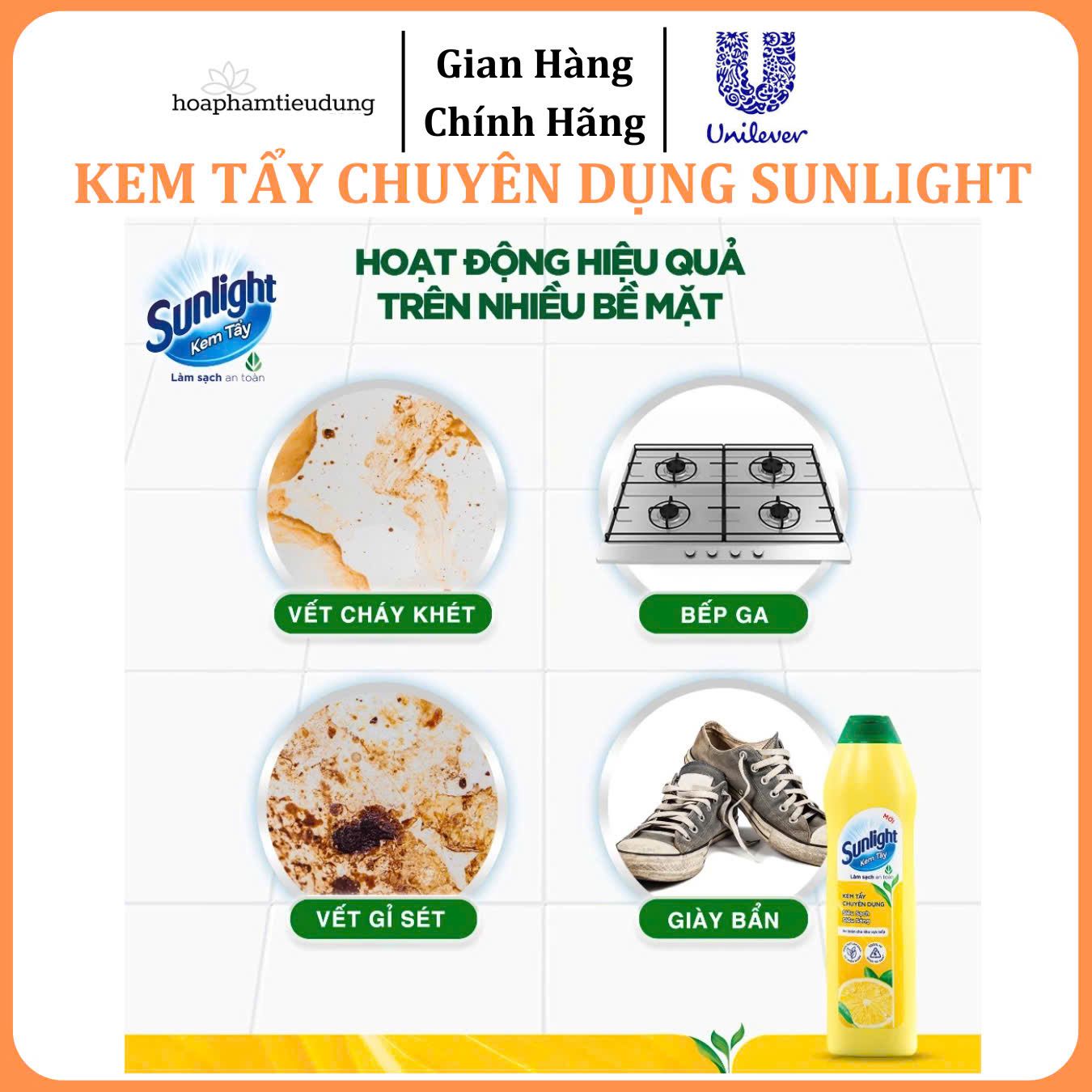 Kem tẩy đa năng Sunlight 690g