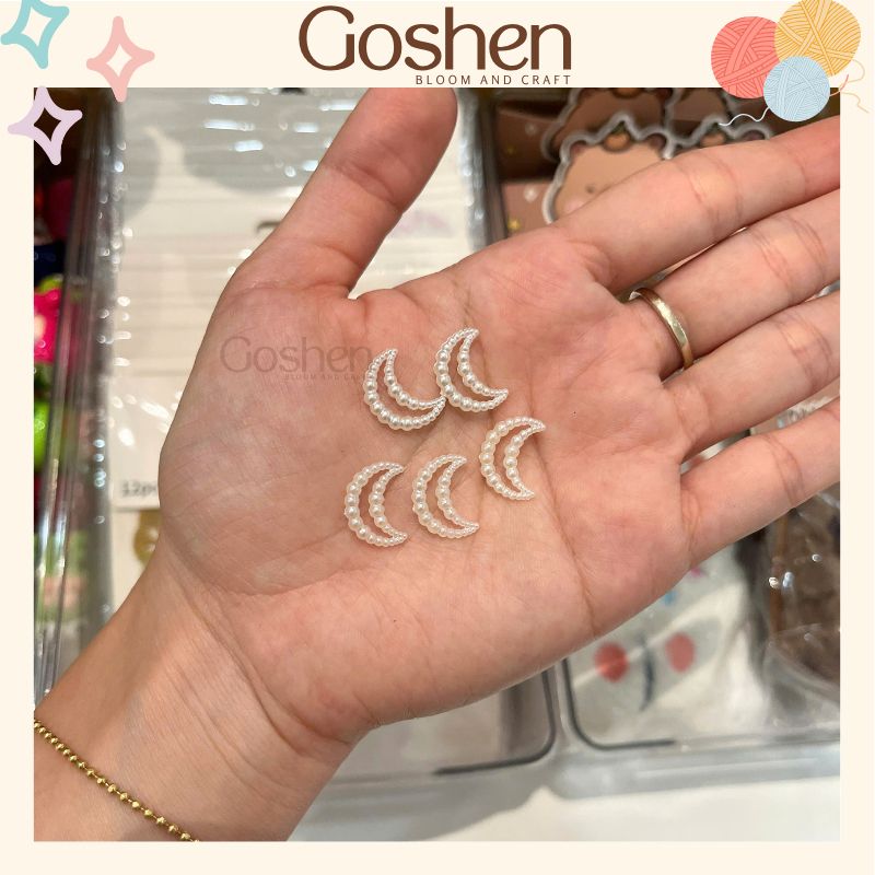 Charm Nhựa Ngọc Trang Trí Handmade Nhiều Hình Trái Tim, Bông Tuyết, Ngôi Sao