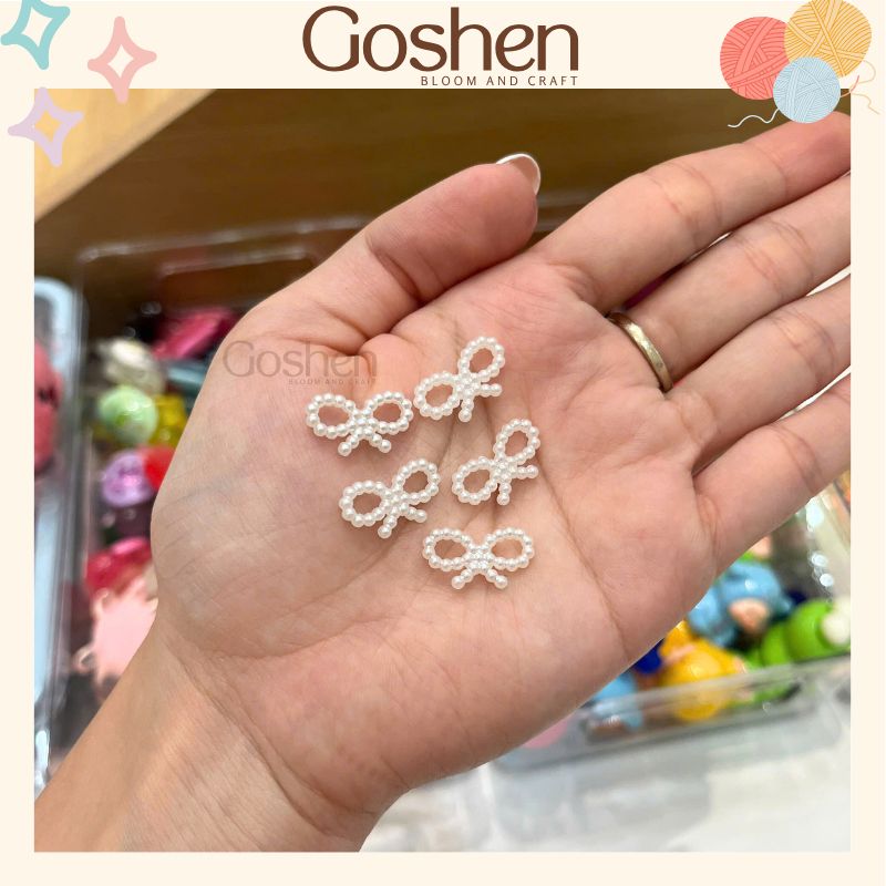 Charm Nhựa Ngọc Trang Trí Handmade Nhiều Hình Trái Tim, Bông Tuyết, Ngôi Sao