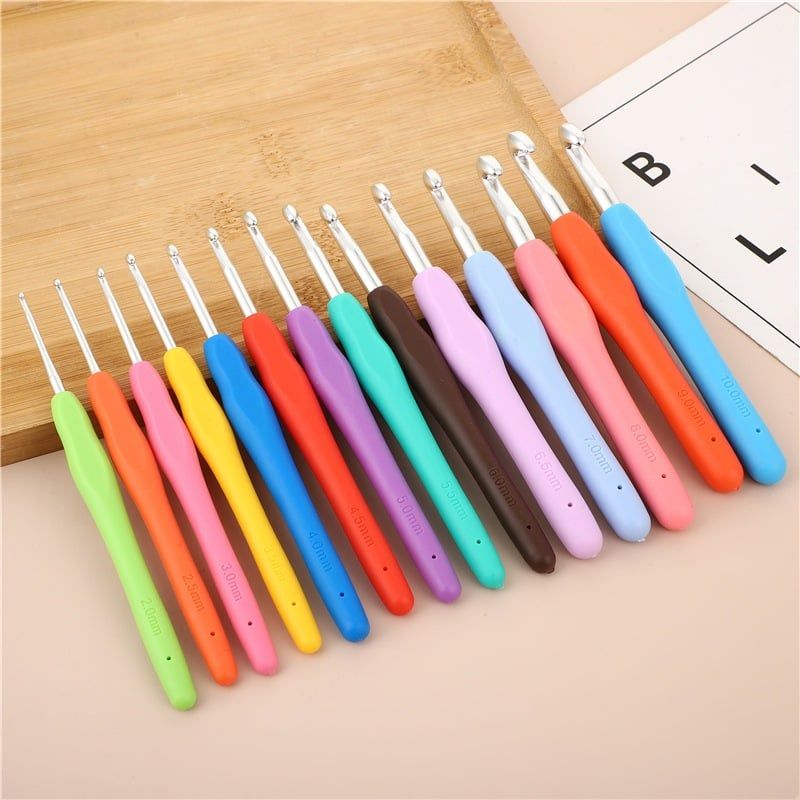 Kim Móc Len, Kim Đan Len Cán Dẻo Đầy Đủ Size 2mm-10mm