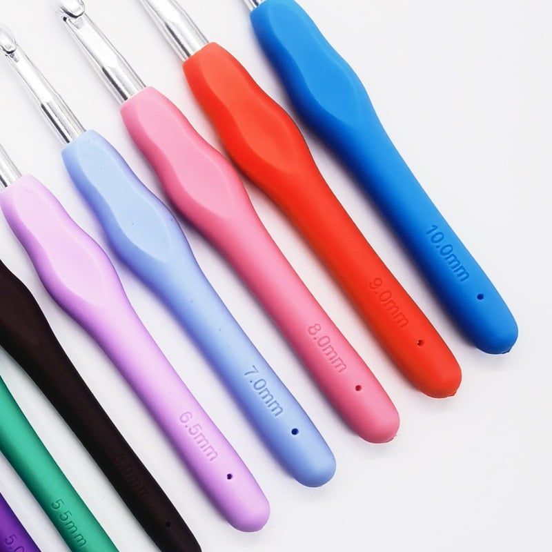 Kim Móc Len, Kim Đan Len Cán Dẻo Đầy Đủ Size 2mm-10mm
