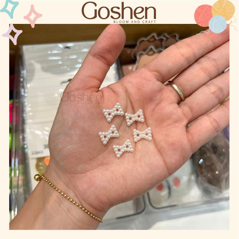 Charm Nhựa Ngọc Trang Trí Handmade Nhiều Hình Trái Tim, Bông Tuyết, Ngôi Sao