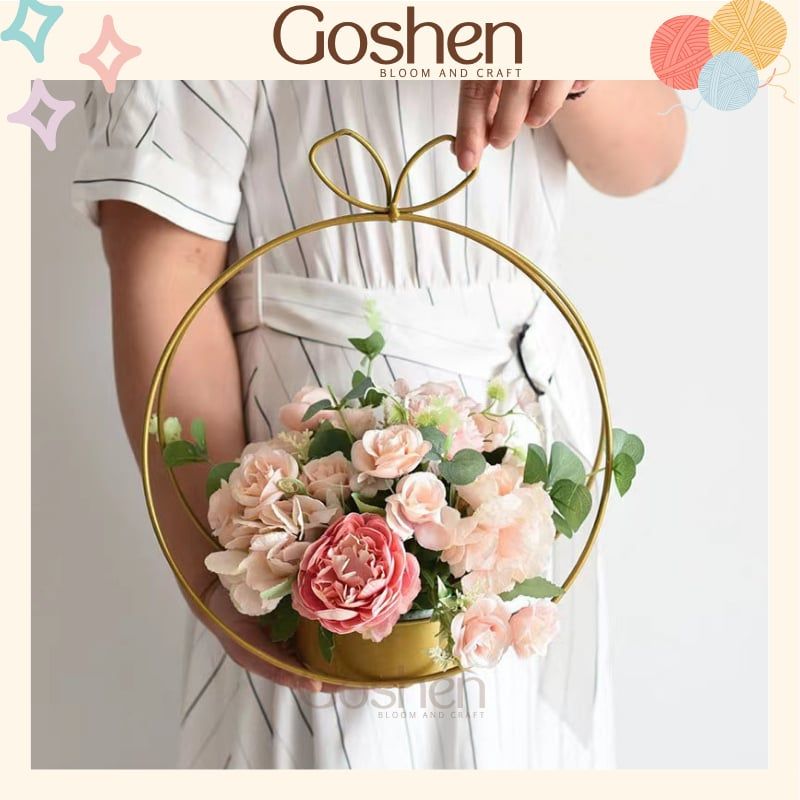 Giỏ Căm Hoa, Trang Trí Nhà Cửa, DIY