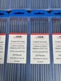 Kim hàn Tig hàn inox 1.6-2.0-2.4-3.2*150/175mm, kim hàn tig sắt, inox đầu đỏ - Vỉ 10 que - Kim hàn HDB