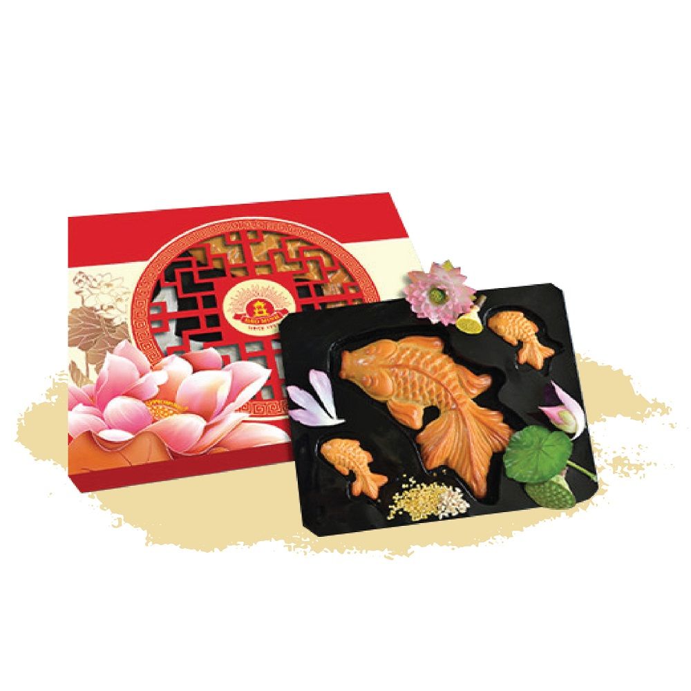 Hộp cá mẫu tử (Bánh nướng sen trứng, Bánh nướng thập cẩm cao cấp) 1000g