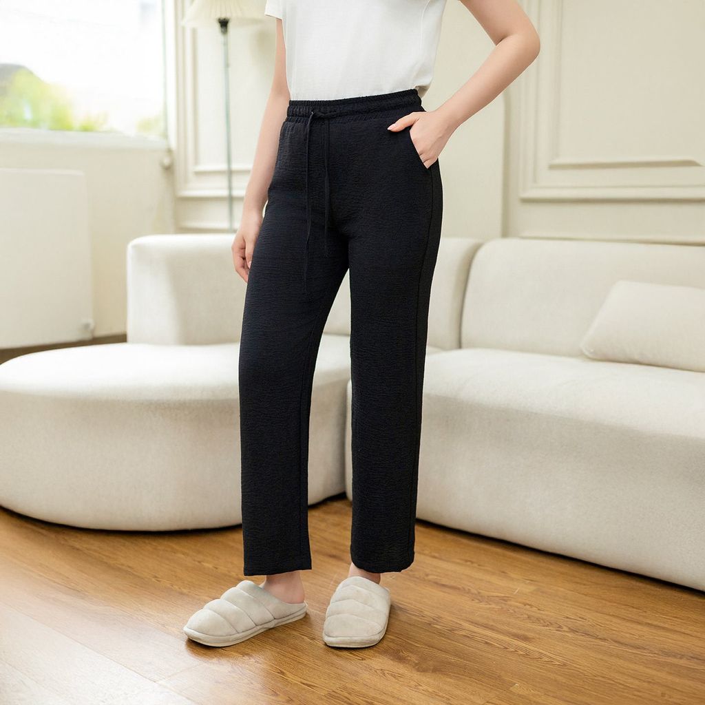 Quần Rời Nữ Đũi Nhăn Lamode LPA002AS0