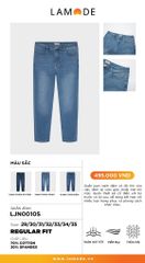 Quần Jeans Nam Lamode Regular Fit LJN0010S